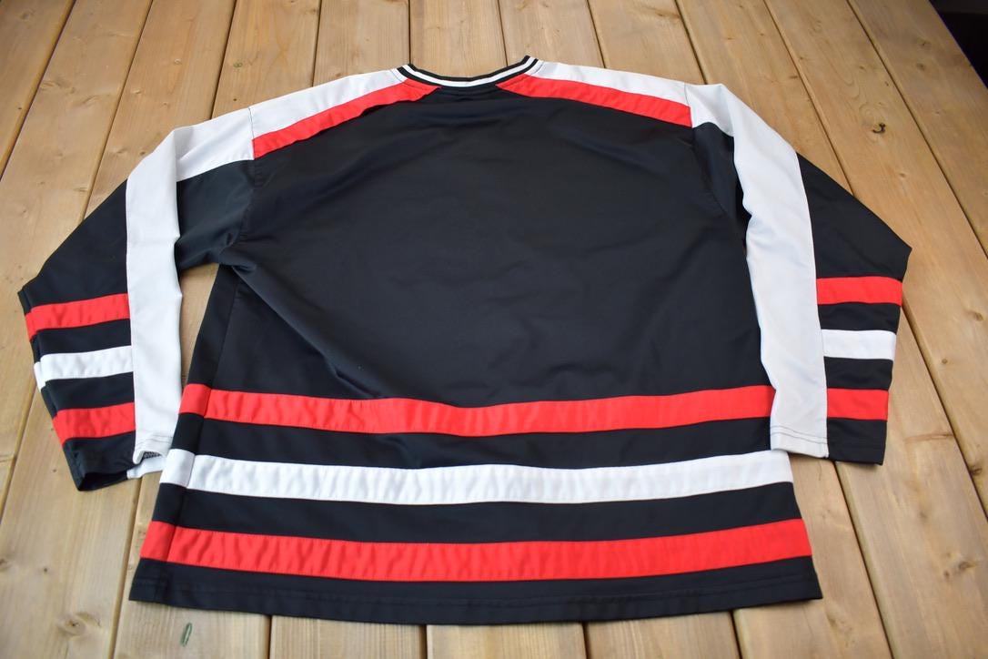 Vintage 1990s Harlem Embroidered Hockey Jersey Size XL