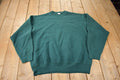 Vintage 1990s Blank Green Crewneck Sweatshirt Size XL