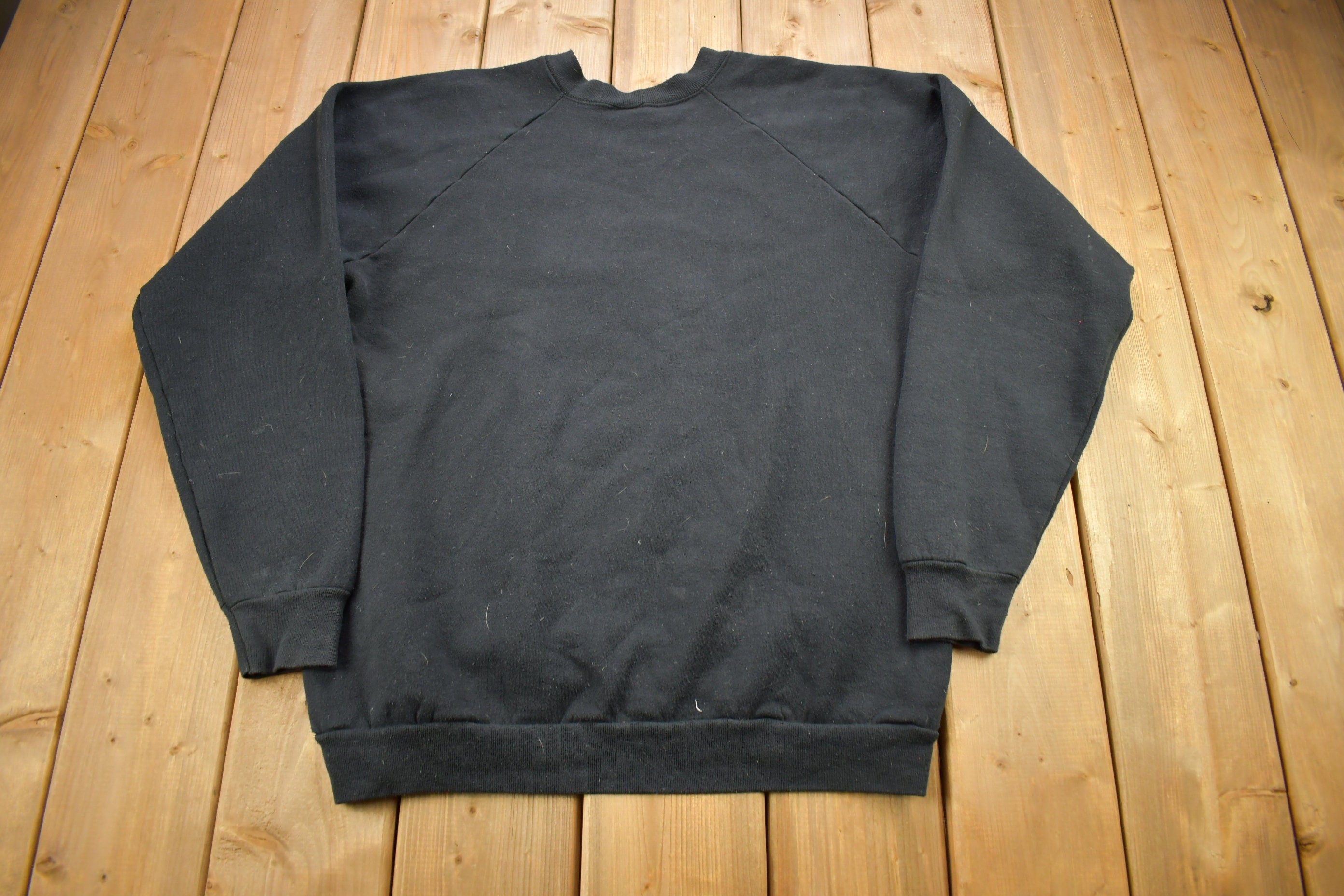 Vintage 1980s Prisoner Of War Missing In Action Your Are Not Forgotten Raglan Crewneck Sweatshirt
