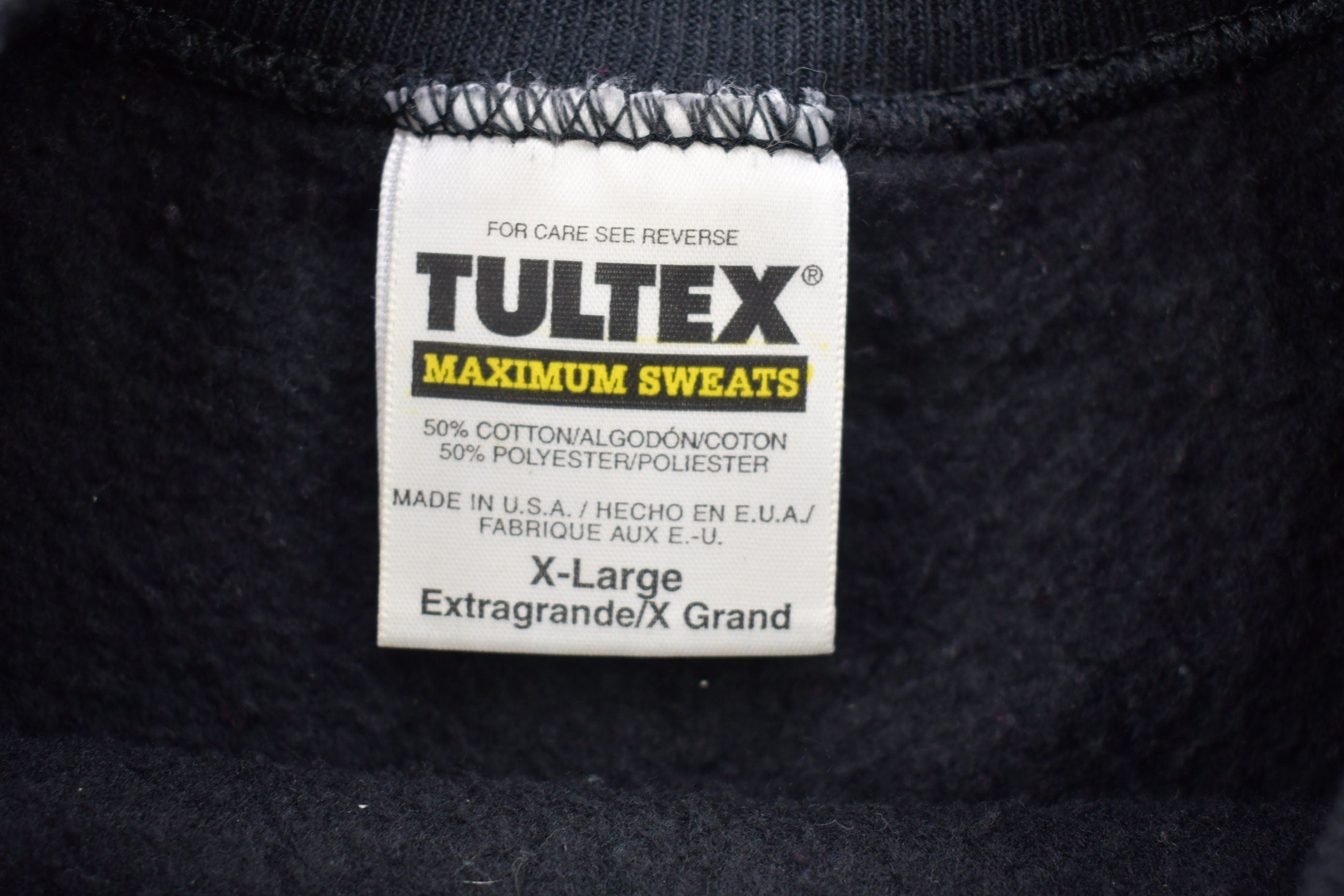 Vintage 1990s Tultex Blank Raglan Crewneck Sweatshirt