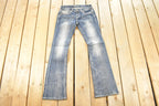 Vintage Deadstock Y2K Grace LA Bedazzled Low Rise Jeans Women's Size 27x31