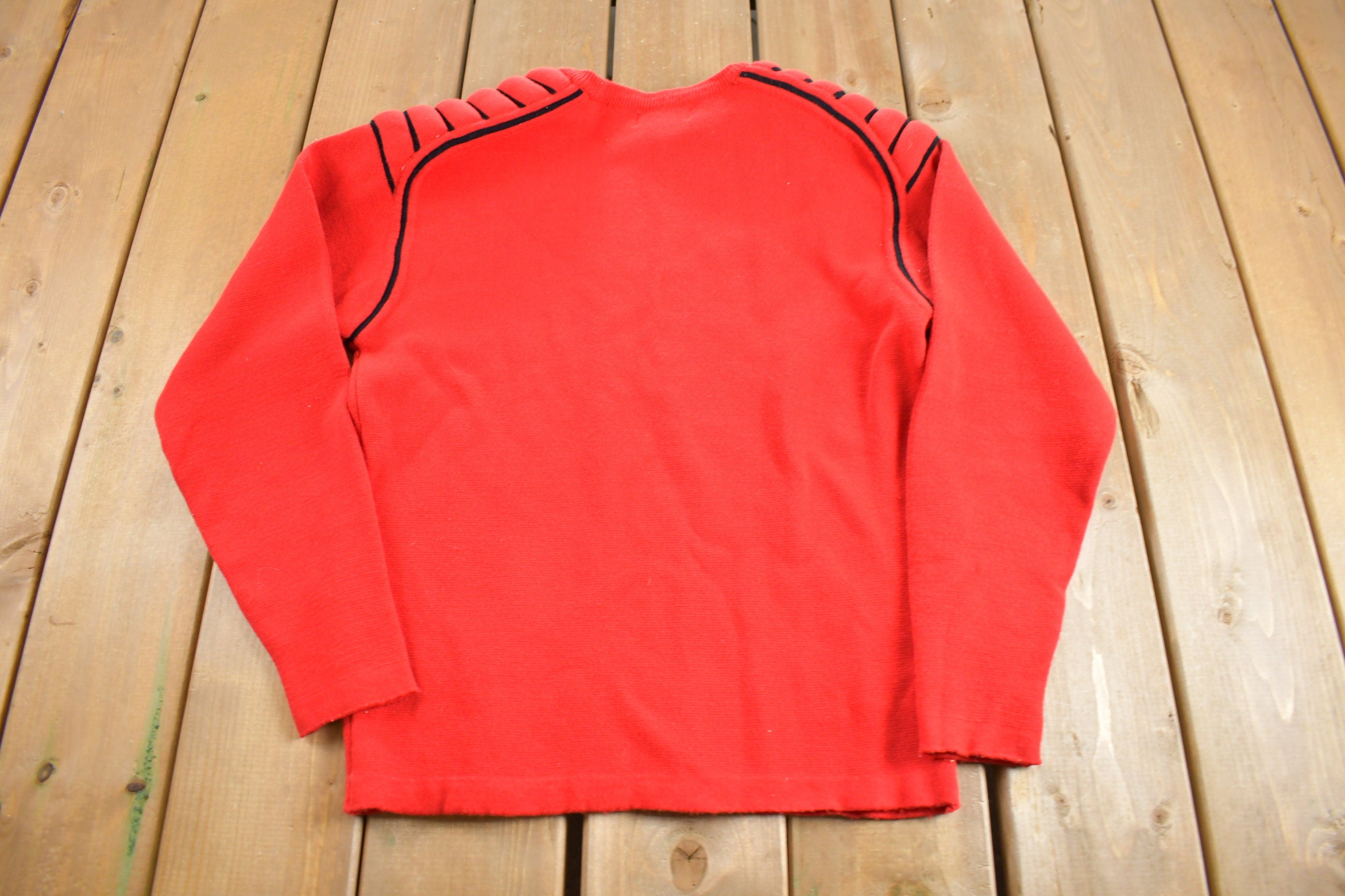 Vintage 1980s Scrambler By Titon Knit Sweater