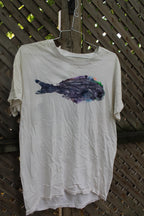 Vintage 1990s Fish Graphic T-Shirt