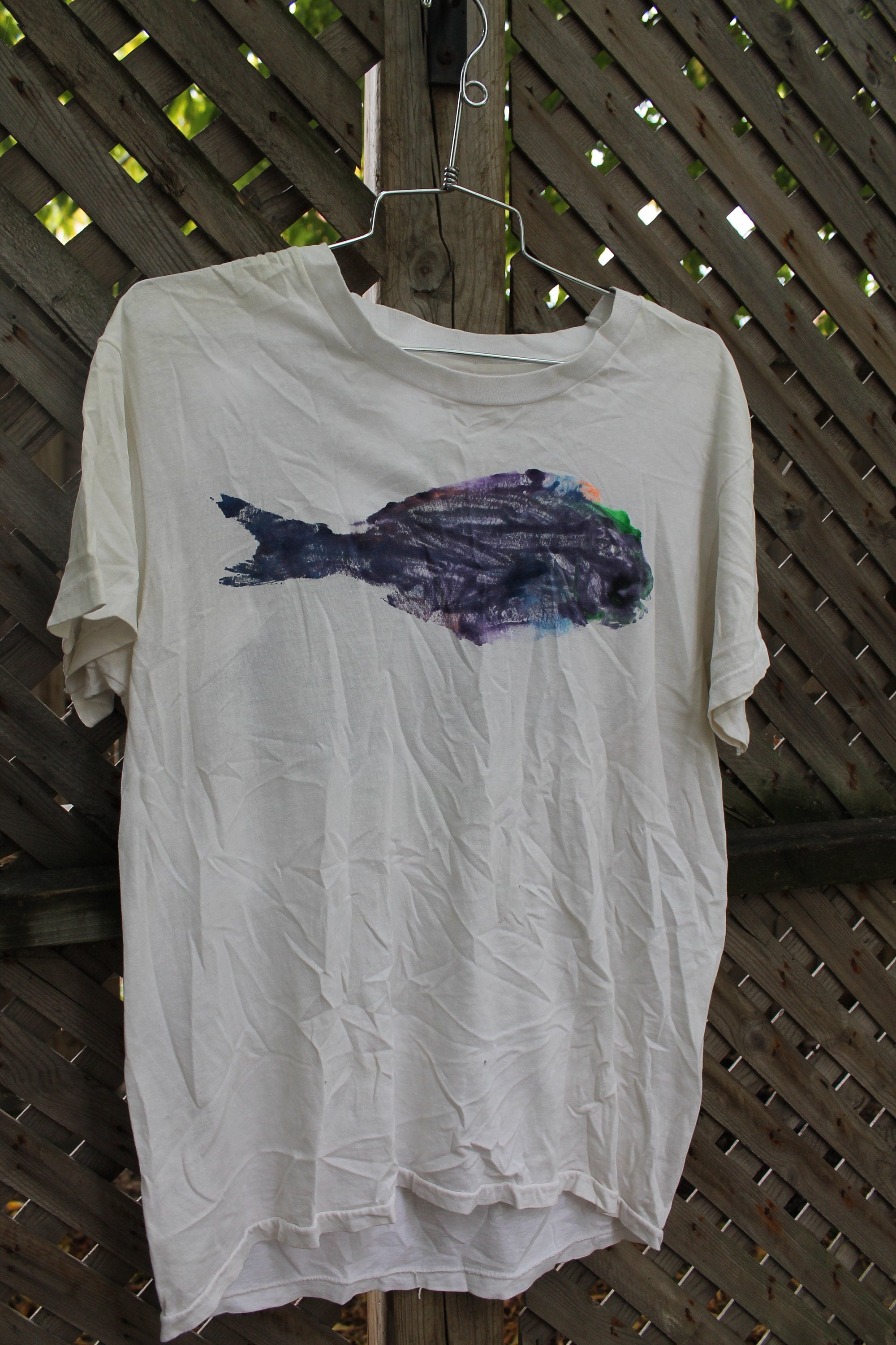 Vintage 1990s Fish Graphic T-Shirt