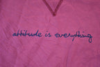 Vintage 1990s Attitude Is Everything Embroidered Souvenir Crewneck Sweatshirt