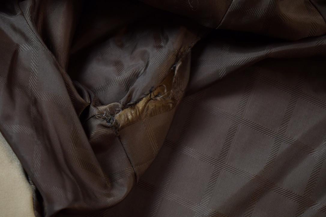 Vintage 1990s C&A Made in England Single Breasted Trench Coat - 38R