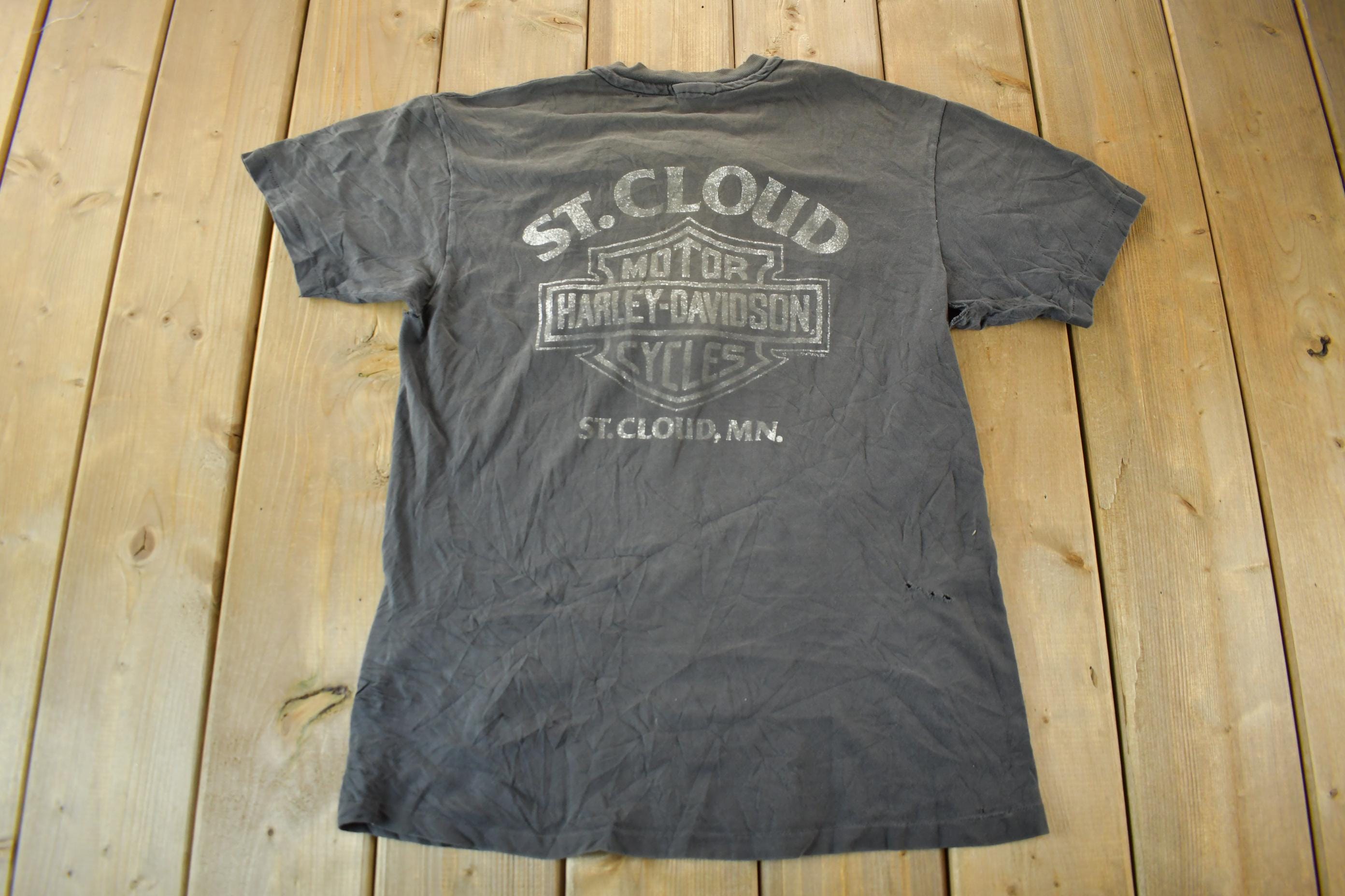 Vintage 1990s Harley Davidson Motorcycles T-Shirt Made In USA