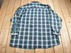 Vintage 1990s Himalaya Plaid Flannel Button Up Shirt
