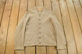 Vintage 1950s Lamb Knit Wool Knit Cardigan Sweater Men's Small