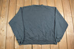 Vintage 1990s Champion Blank Black Crewneck Sweatshirt