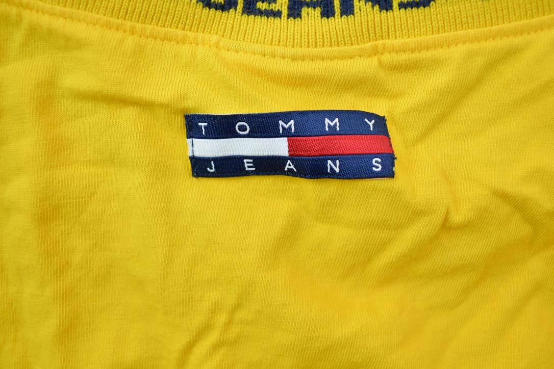 Vintage 1990s Tommy Hilfiger Tommy Jeans Graphic V Neck T-Shirt