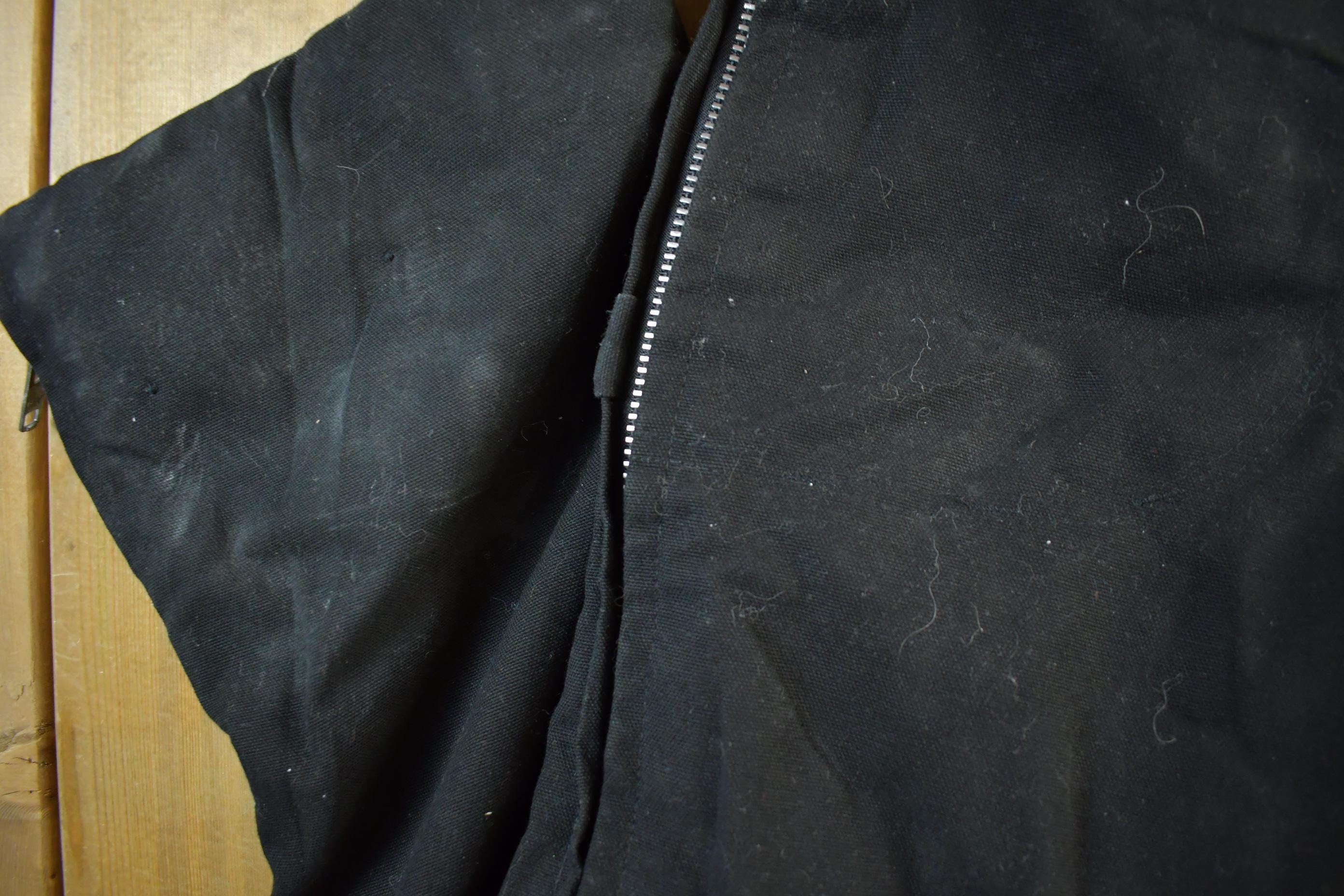 Vintage 1990s Tough Duck Double Knee Canvas Overalls Size 30 x 29  Utility Overalls  Sun Faded Distressed  Vintage Workwear