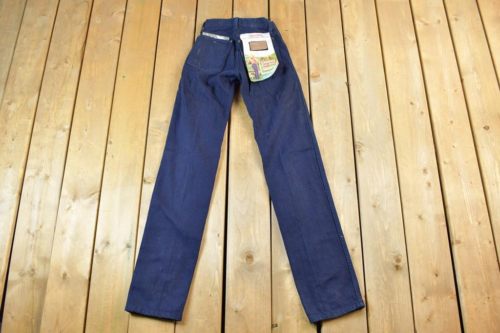 Vintage 1970s Cowboy Cut Denim Jeans Size 22