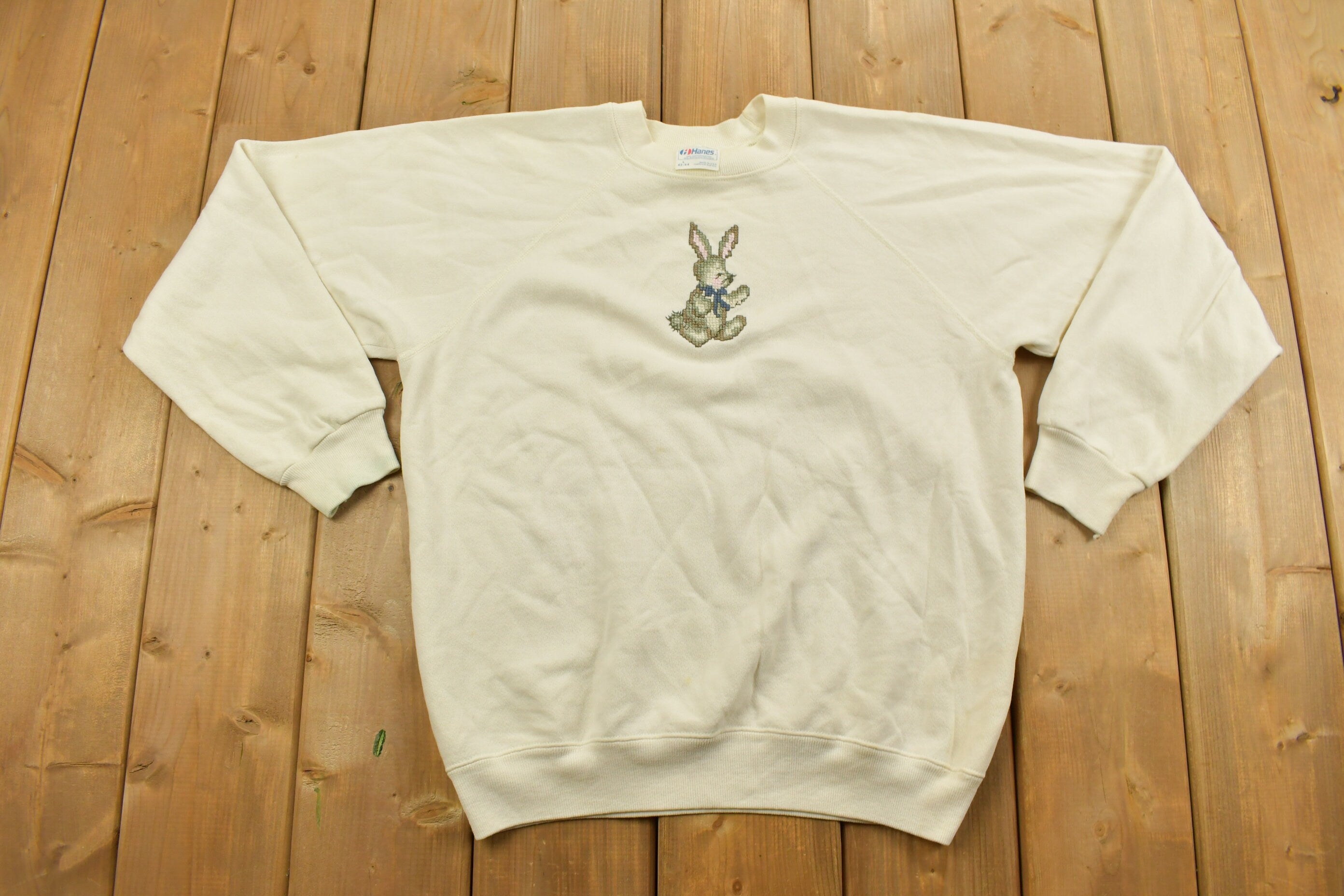 Vintage 1980s Bunny Rabbit Crewneck Sweater
