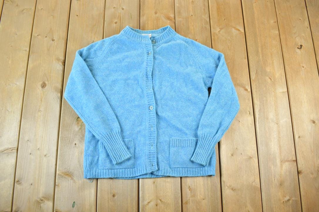 Vintage 1970s St Michaels Shetland Wool Souvenir Button Up Single Stitch Shirt