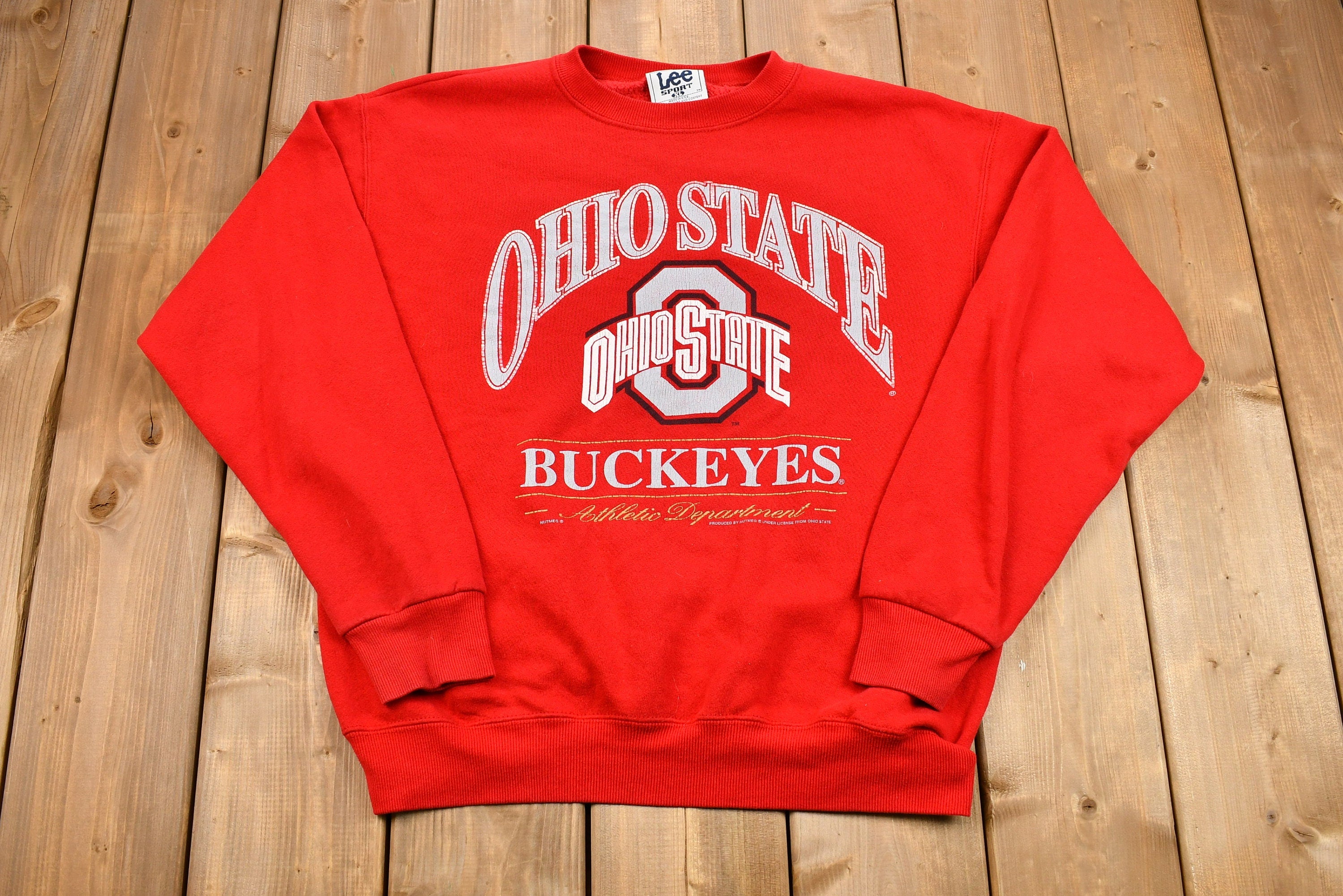 Vintage 1990s Ohio State Buckeyes Graphic Crewneck Sweatshirt
