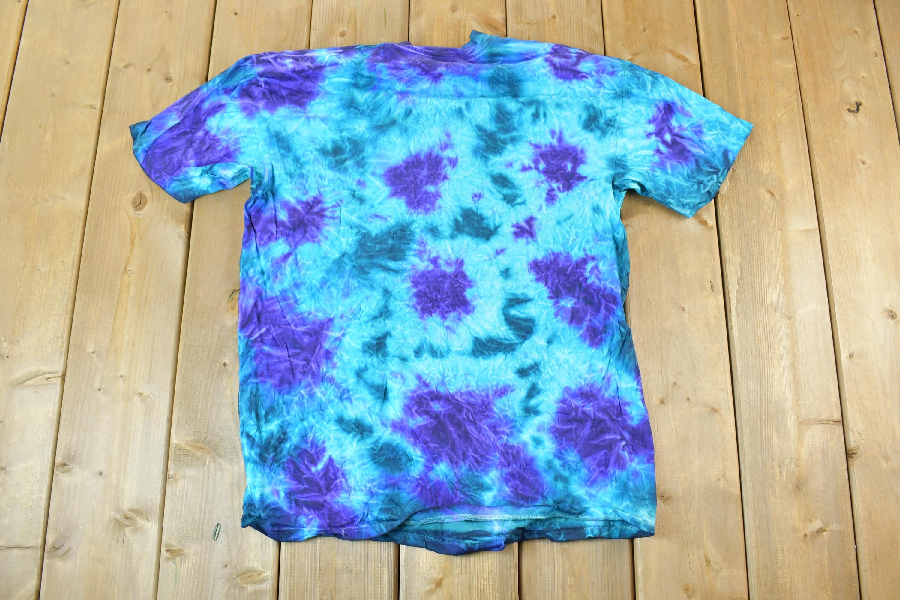 Vintage 1990s Tie Dye Canada Single Stitch T-Shirt  90s Vintage Souvenir Tee  Rare Vacation Tee  Summer Shirt Made In USA