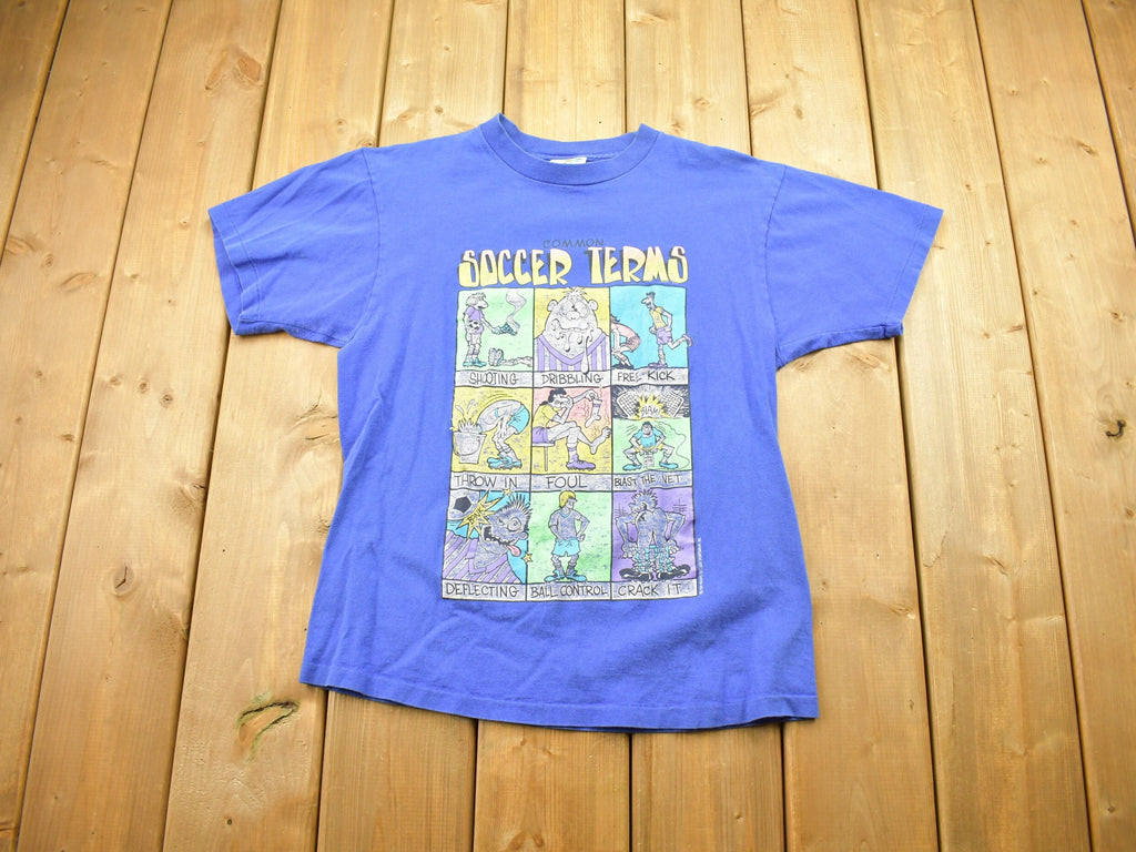 Vintage 1991 Common Soccer Terms T-Shirt