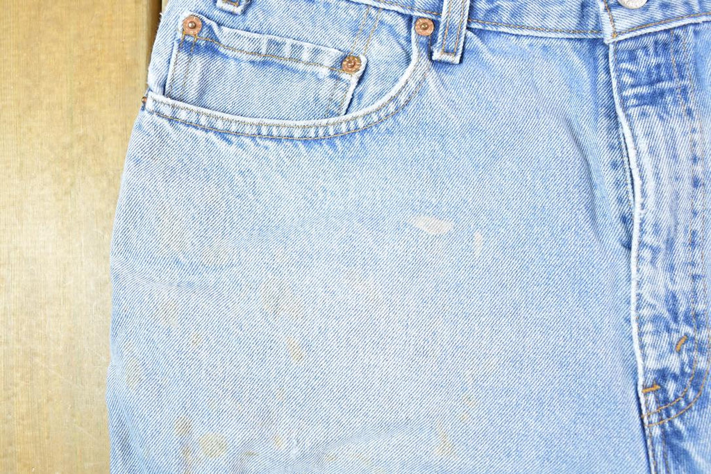 Vintage 1990s Levi Strauss Red Tab 550 Relaxed Fit Denim Jeans Size 36 x 29