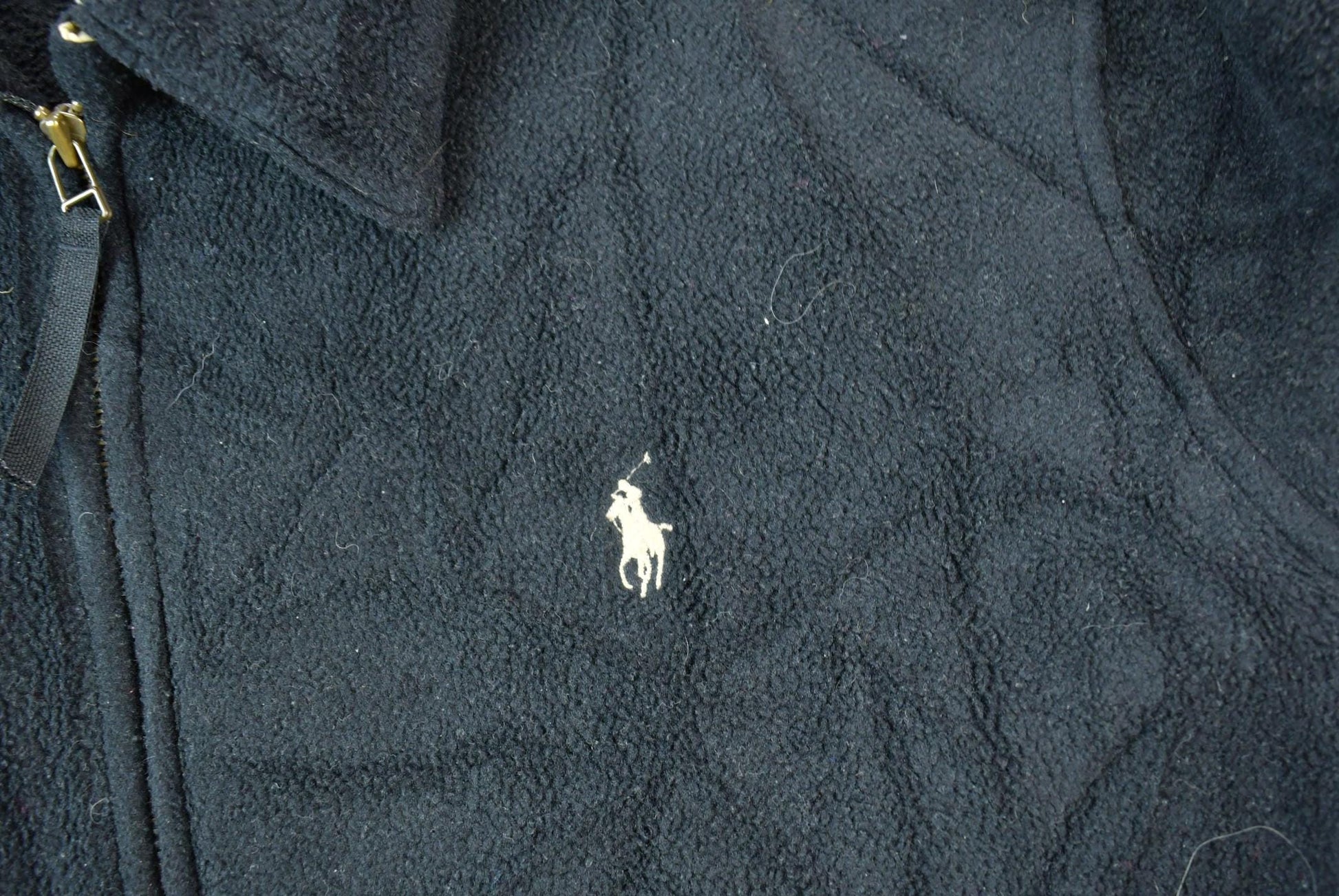 Vintage 1990s Polo Ralph Lauren Zip Up Polartec Fleece Sweater