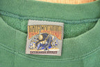 Vintage 1990s Wolf Mountain Sportsman's Classic Embroidered Crewneck Sweatshirt Men's L