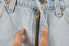 Vintage 1990s Levi's 565 Loose Wide Leg Denim Jeans Women's 28 x 31 / Light Wash / Vintage Denim / Made In USA / 90s Levi's / Distressed