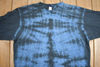 Vintage 1990s Extreme Limit Dragon Theme Long Sleeve Tye Dye T Shirt