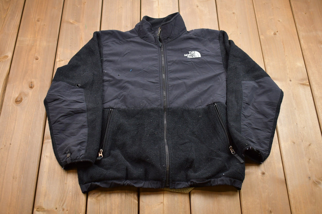 Vintage 1990s Kids The North Face Denali Full Zip Fleece Sweater  Sportswear  90s Zip Up Fleece  Streetwear  Athleisure  90s TNF
