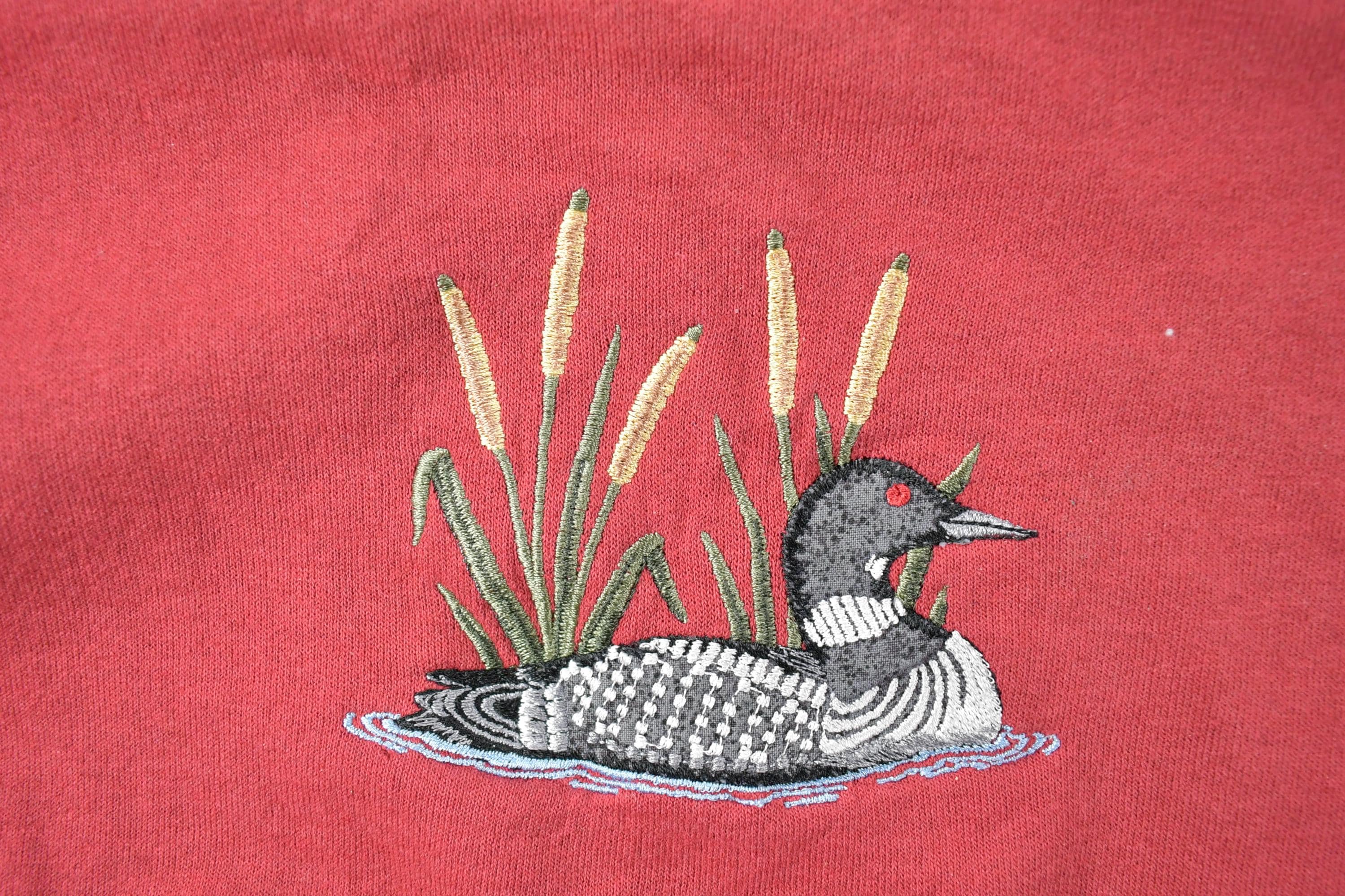 Vintage 1990s Loon Double Collar Crewneck