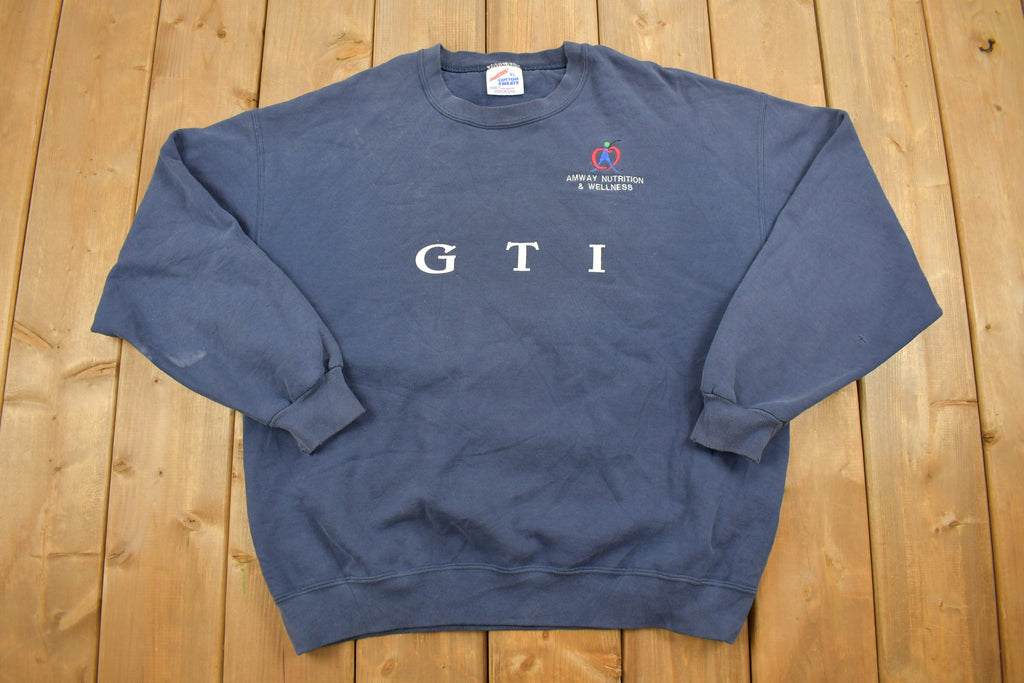 Vintage 1990s GTI Wellness Seattle Crewneck Sweatshirt