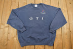 Vintage 1990s GTI Wellness Seattle Crewneck Sweatshirt
