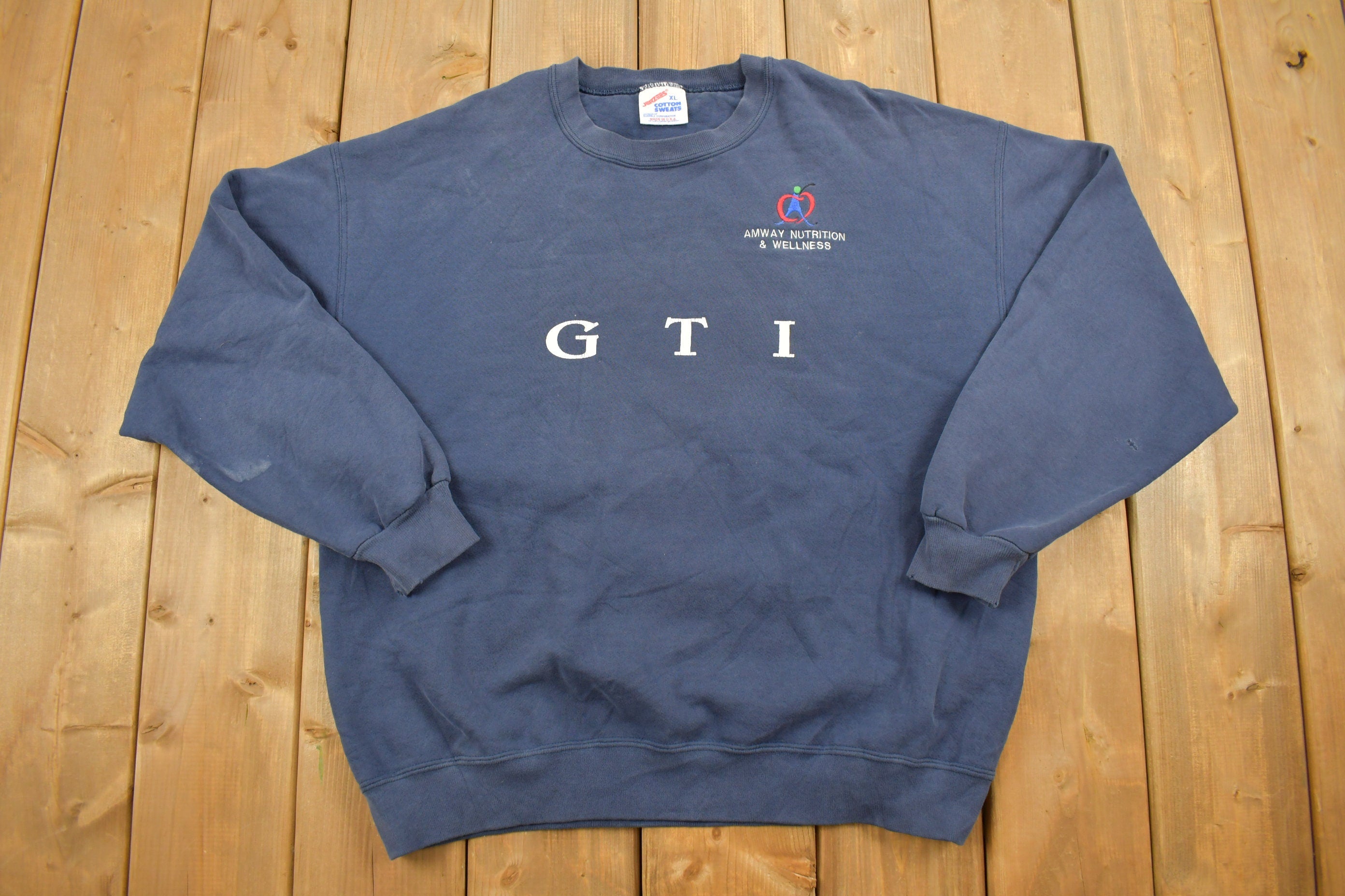 Vintage 1990s GTI Wellness Seattle Crewneck Sweatshirt