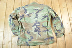 Vintage 1980s Airborne Military Button Up Shirt Mens L