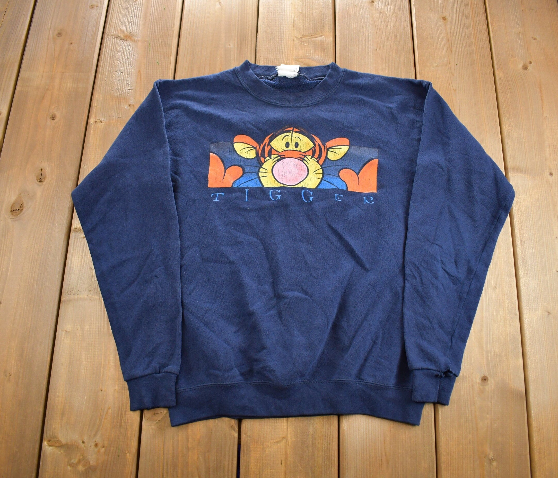 Vintage 1990s Tigger Disney Crewneck Made In USA