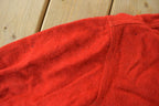 Vintage 1940s North Country Red Wool Button Up Shirt