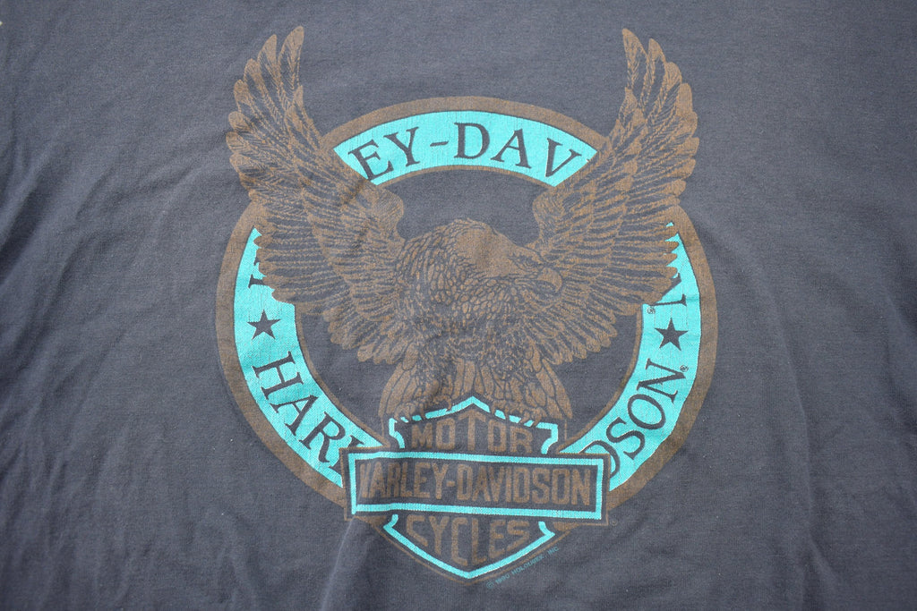 Vintage 1990 Harley Davidson Motorcycles Single Stitch T-Shirt