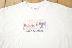 Vintage 1990s Tennessee Grandma Embroidered T Shirt