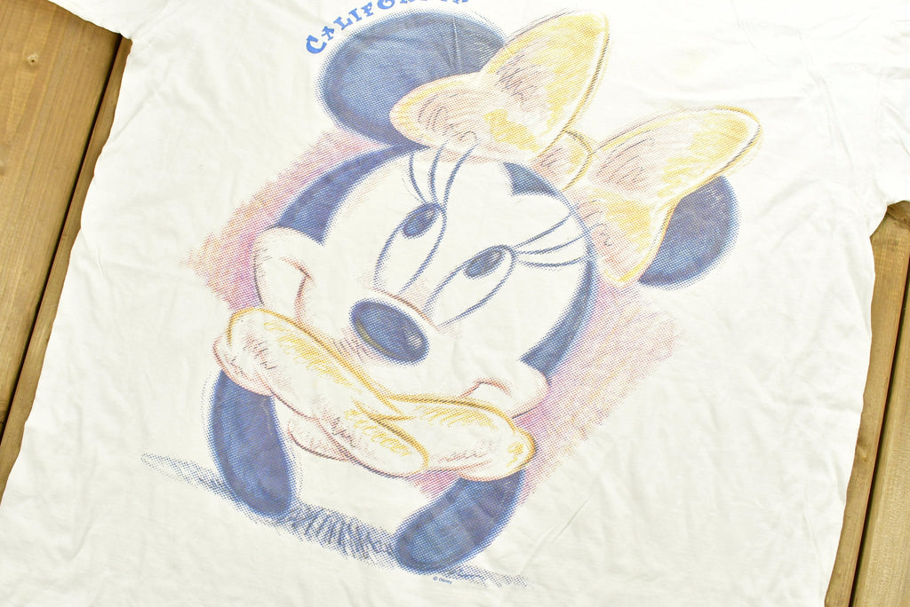 Vintage 90's Minnie Mouse California Disney Cartoon T-Shirt