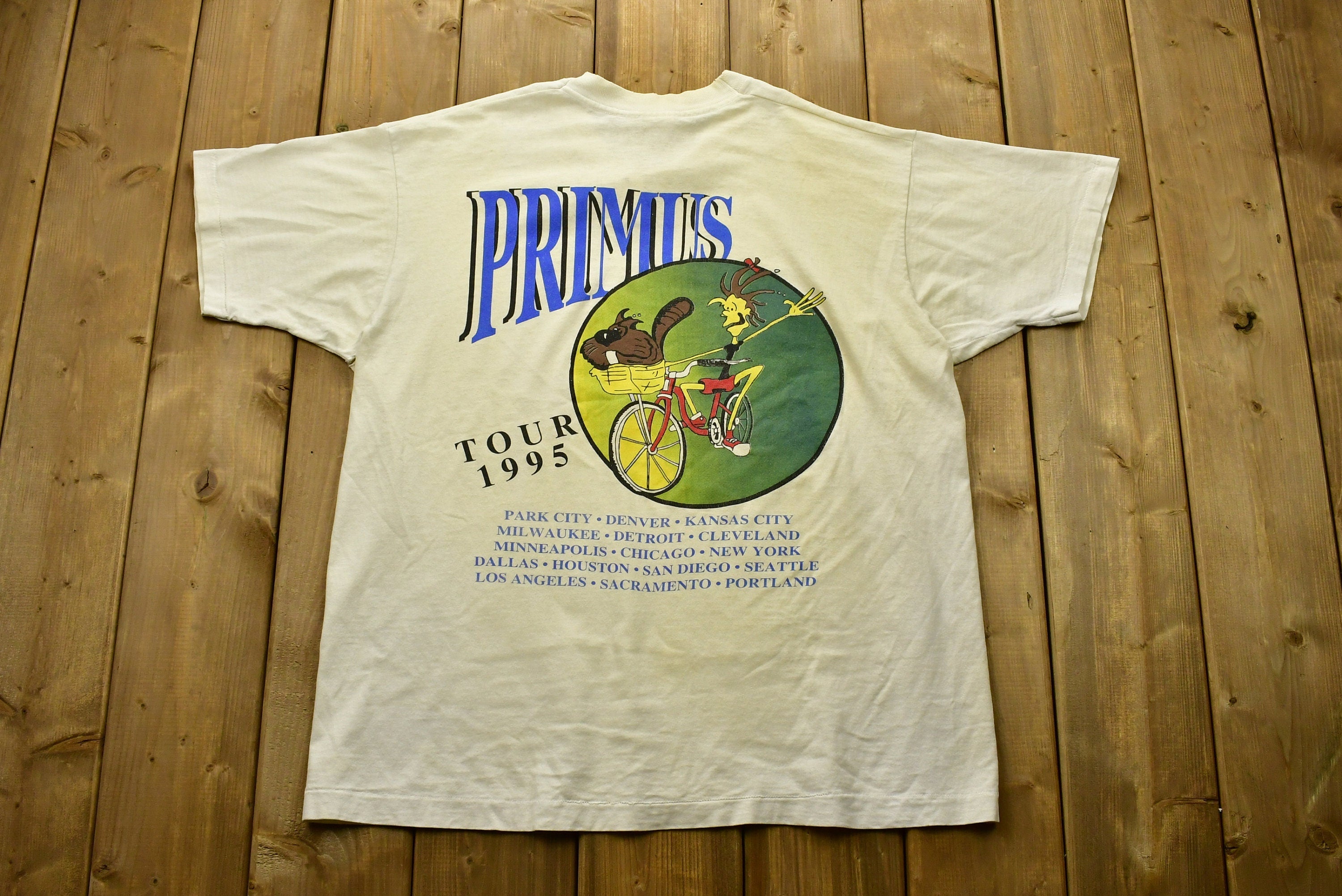 Vintage 1995 Primus Tales From The Punchbowl Tour Band T-shirt