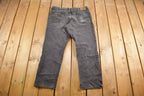Vintage 1980s Lee Dark Wash Denim Jeans Size 36 x 26