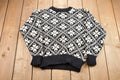 Vintage 1990s Eskimo All Over Print Knitted Sweater