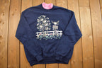 Vintage 1990s morning Sun Birds Cute Crewneck Sweater