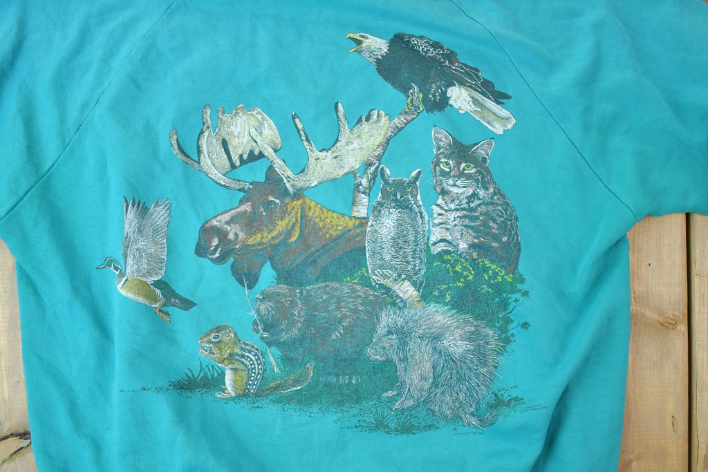 Vintage 1990s Gateway To Meadow Lake Bear Crewneck