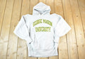 Vintage 1990s George Mason University Champion Reverse Weave Hooded Sweatshirt Mens S