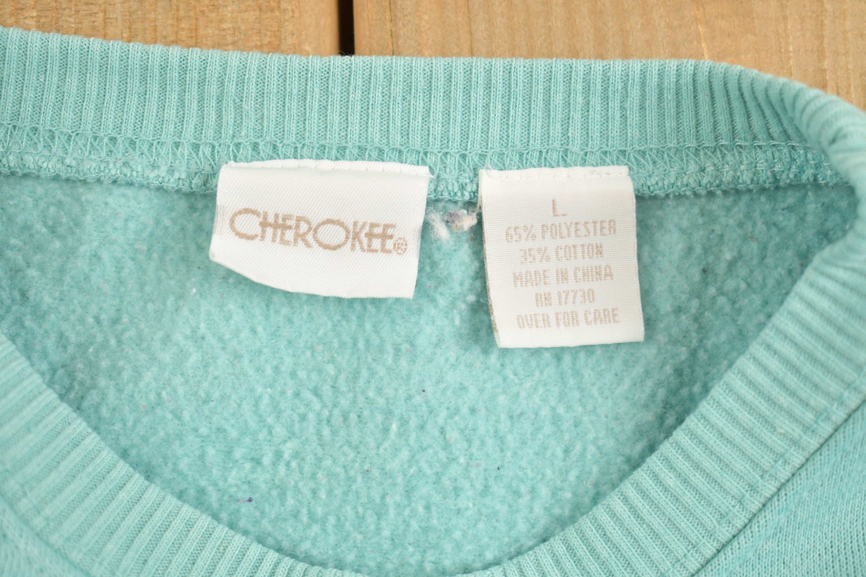 Vintage 1990s Cherokee Blue Embroidered Crewneck