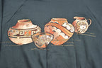 Vintage 1990s Cute Pueblo Pottery Crewneck Sweater