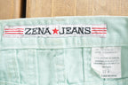Vintage 1990's Zena Light Turquoise Jeans Size 28 x 30
