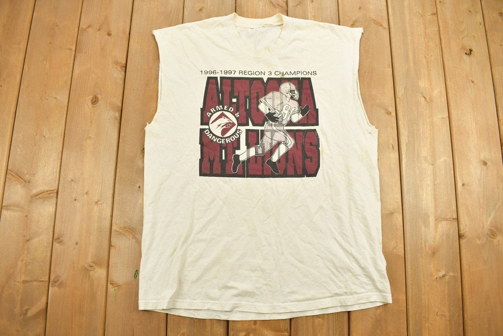 Vintage 1990s Altoona Champions Football Graphic Souvenir T Shirt