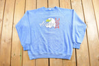Vintage 1970s Alaska USA Eagle Graphic Crewneck Sweatshirt