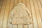 Vintage 1960s Lord Taylor Mink Tweed Fur Peacoat Women's S-M